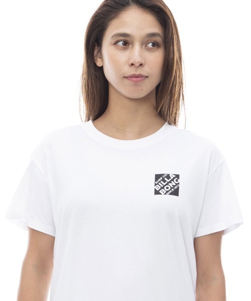 セール】BILLABONG レディース SQUARE LOGO TEE Tシャツ 【2024
