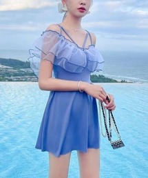 DEVICE（デバイス）の「レディース水着 韓国風 オフショルダー