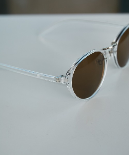 JUNRED(ジュンレッド)の「コンビボストンサングラス(サングラス・メンズ・ブラウン/ミント・FREE)」の5枚目の写真