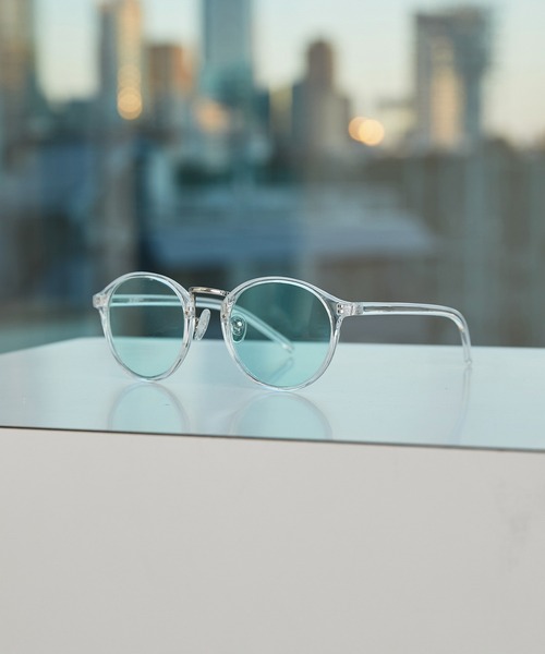 JUNRED(ジュンレッド)の「コンビボストンサングラス(サングラス・メンズ・ブラウン/ミント・FREE)」の12枚目の写真