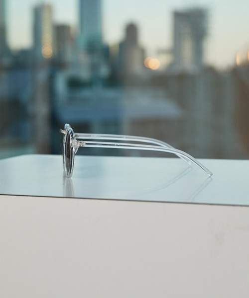 JUNRED(ジュンレッド)の「コンビボストンサングラス(サングラス・メンズ・ブラウン/ミント・FREE)」の13枚目の写真