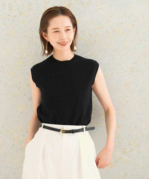 URBAN RESEARCH ROSSO WOMEN(アーバンリサーチ ロッソ)の「GICIPI OPALE(ニット/セーター・レディース・ホワイト/チャコールグレー/ネイビー/グリーン系その他/ラベンダー・1)」の5枚目の写真