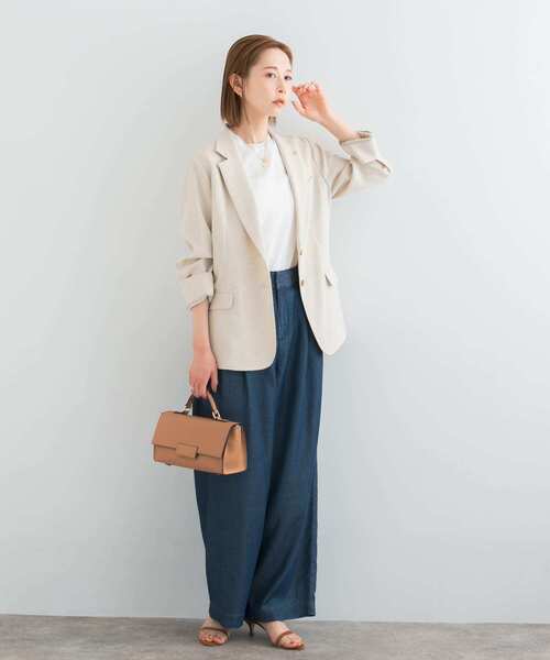 URBAN RESEARCH ROSSO WOMEN(アーバンリサーチ ロッソ)の「GICIPI OPALE(ニット/セーター・レディース・ホワイト/チャコールグレー/ネイビー/グリーン系その他/ラベンダー・1)」の9枚目の写真