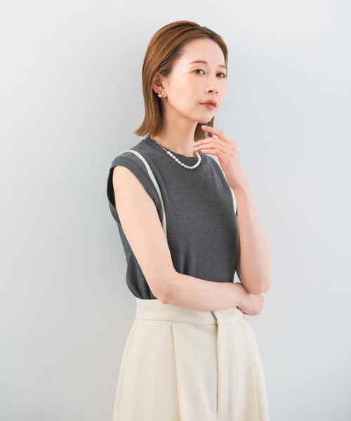 URBAN RESEARCH ROSSO WOMEN(アーバンリサーチ ロッソ)の「GICIPI OPALE(ニット/セーター・レディース・ホワイト/チャコールグレー/ネイビー/グリーン系その他/ラベンダー・1)」の20枚目の写真