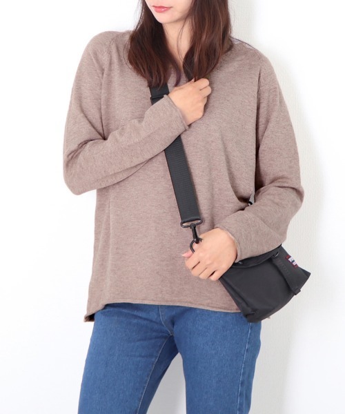 Miniministore(ミニミニストア)の「フード付き ニットトップス レディース(ニット/セーター・レディース・ブルー/ホワイト/モカ/ブラック/グレー・FREE)」の8枚目の写真