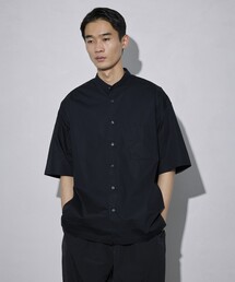 5525Gallery | SHIRT FIRSTHAND by 5525gallery/シャツファーストハンド バイ 5525ギャラリー SHFH STAND COLLAR S/S SHIRTS / スタンドカラーショートスリーブシャツ / 半袖シャツ(シャツ/ブラウス)