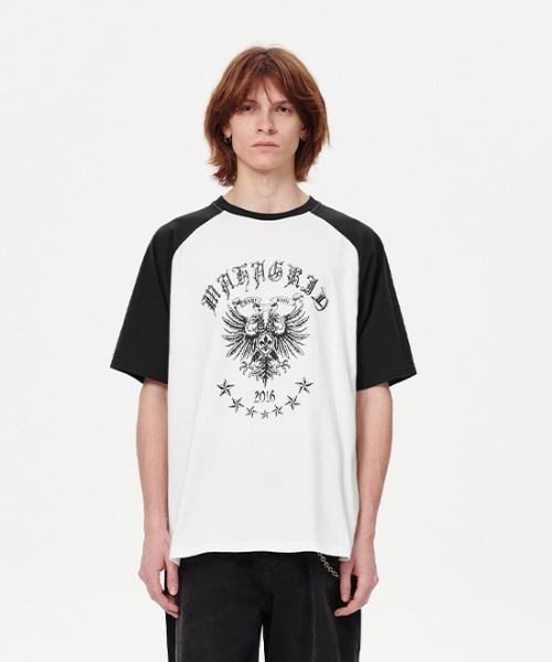 『mahagrid/マハグリッド』 EAGLE CREST RAGLAN TEE/イーグルラグラン Tシャツ(Tシャツ/カットソー)|MAHAGRID(マハグリッド) 『mahagrid/マハグリッド』 EAGLE CREST RAGLAN TEE/イーグルラグラン Tシャツ(Tシャツ/カットソー)|MAHAGRID(マハグリッド)