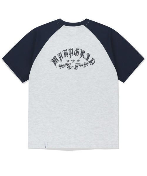 『mahagrid/マハグリッド』 EAGLE CREST RAGLAN TEE/イーグルラグラン Tシャツ(Tシャツ/カットソー)|MAHAGRID(マハグリッド) 『mahagrid/マハグリッド』 EAGLE CREST RAGLAN TEE/イーグルラグラン Tシャツ(Tシャツ/カットソー)|MAHAGRID(マハグリッド)