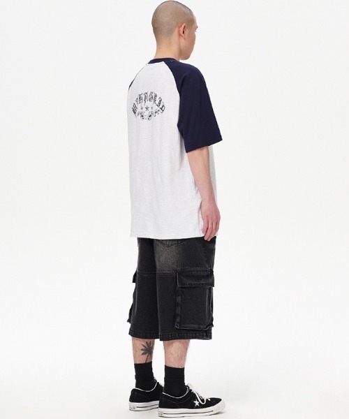 『mahagrid/マハグリッド』 EAGLE CREST RAGLAN TEE/イーグルラグラン Tシャツ(Tシャツ/カットソー)|MAHAGRID(マハグリッド) 『mahagrid/マハグリッド』 EAGLE CREST RAGLAN TEE/イーグルラグラン Tシャツ(Tシャツ/カットソー)|MAHAGRID(マハグリッド)