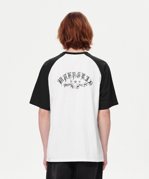 『mahagrid/マハグリッド』 EAGLE CREST RAGLAN TEE/イーグルラグラン Tシャツ(Tシャツ/カットソー)|MAHAGRID(マハグリッド) 『mahagrid/マハグリッド』 EAGLE CREST RAGLAN TEE/イーグルラグラン Tシャツ(Tシャツ/カットソー)|MAHAGRID(マハグリッド)