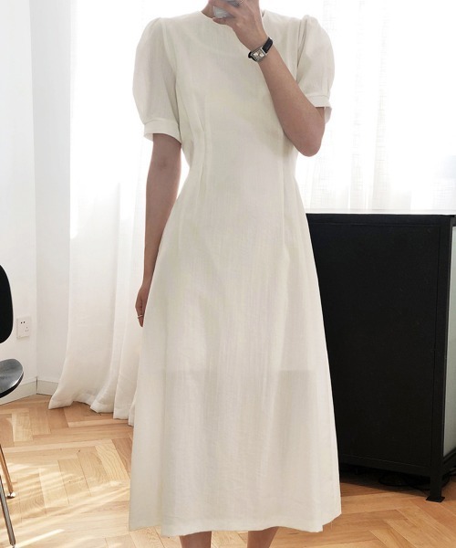 Miniministore(ミニミニストア)の「夏 ロングワンピース レディース(ワンピース・レディース・ブラック/ブルー/アイボリー・L/M)」の9枚目の写真