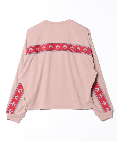 CONVERSE（コンバース）の「コンバース  CS TAPE LS TEE_（Tシャツ/カットソー・レディース・ライトグリーン/サンドグレー/ピンク・M/L/S）」の5枚目の写真