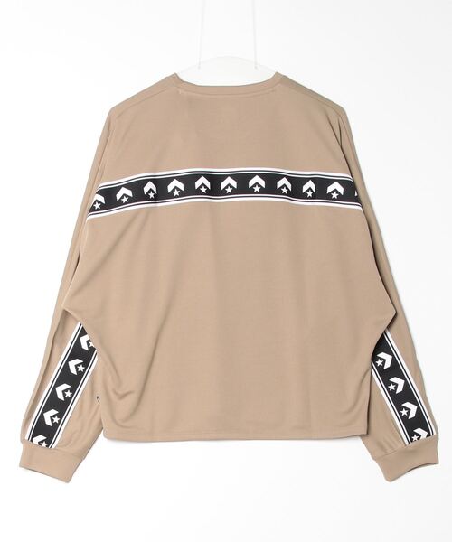 CONVERSE（コンバース）の「コンバース  CS TAPE LS TEE_（Tシャツ/カットソー・レディース・ライトグリーン/サンドグレー/ピンク・M/L/S）」の6枚目の写真