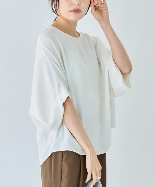 美品 zucca インディゴ染め ドルマンスリーブ ブラウス - メルカリ