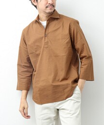 NOLLEY'S goodman | リネンブレンド 7分袖スキッパーシャツ(シャツ/ブラウス)