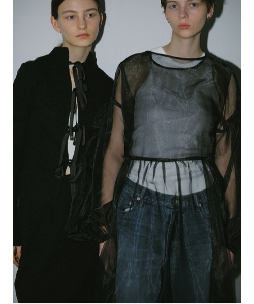 AMAIL(アマイル)の「Angel eary dress(ワンピース・レディース・ベージュ/ブラック・FREE)」の5枚目の写真