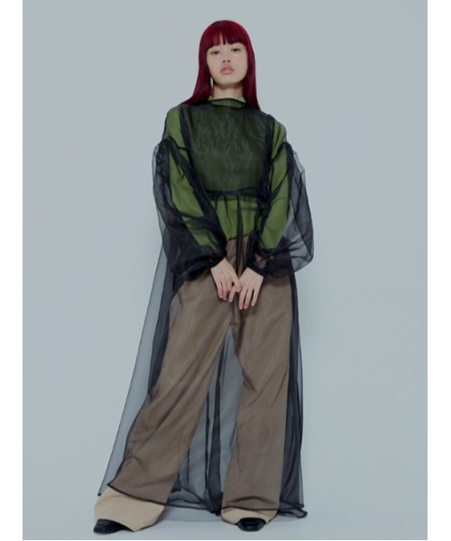 AMAIL(アマイル)の「Angel eary dress(ワンピース・レディース・ベージュ/ブラック・FREE)」の7枚目の写真