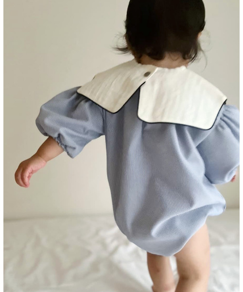 《追加》【BASIC】スモッグロンパース baby(70cm-80cm)（ロンパース）｜IENA ENFANT（イエナアンファン）