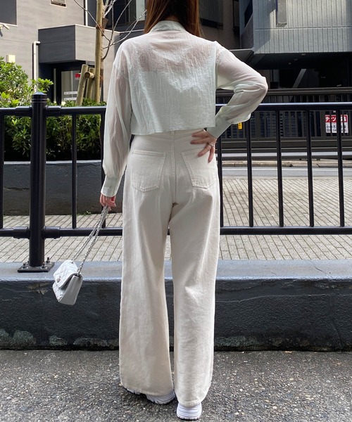IIROT シアーナイロンシャツ　Sheer nylon shirt VONIQUE / IIROT/ Sheer Shirts