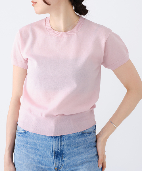 ◎美品◎ IENAイエナ 薄手アンサンブル ツインニット ピンク