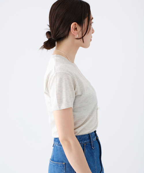 IENA（イエナ）の「LEVITA クループルオーバー（ニット/セーター・レディース・ゴールド/ホワイト/ピンク/シルバー・FREE）」の12枚目の写真