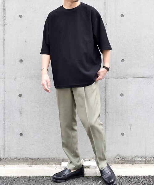 SHIPS any（シップス エニィ）の「SHIPS any: 〈洗濯機可能・接触冷感・UVカット〉Reflax(R) リネンライク 1タック テーパード イージーパンツ◇（その他パンツ・メンズ・ダークグレー/ネイビー/ライトグレー/ライトグリーン・SMALL/MEDIUM/LARGE/X-LARGE）」の13枚目の写真