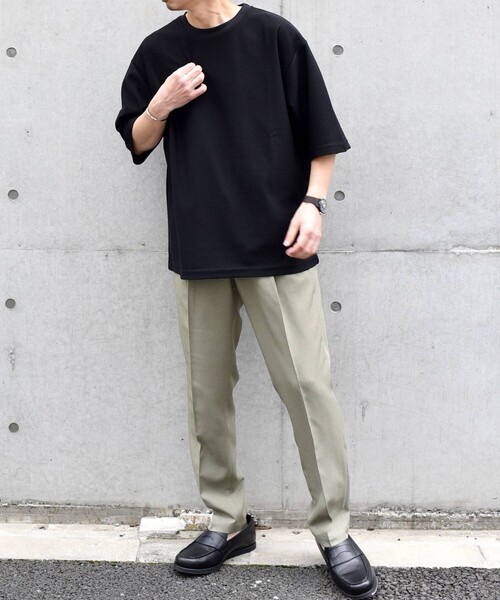 SHIPS any（シップス エニィ）の「SHIPS any: 〈洗濯機可能・接触冷感・UVカット〉Reflax(R) リネンライク 1タック テーパード イージーパンツ◇（その他パンツ・メンズ・ダークグレー/ネイビー/ライトグレー/ライトグリーン・SMALL/MEDIUM/LARGE/X-LARGE）」の14枚目の写真