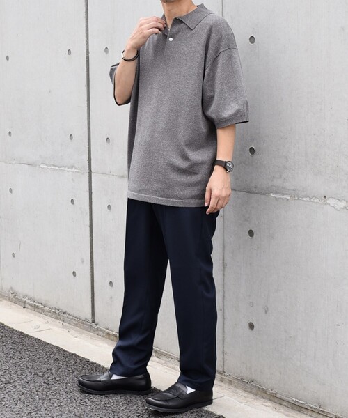 SHIPS any（シップス エニィ）の「SHIPS any: 〈洗濯機可能・接触冷感・UVカット〉Reflax(R) リネンライク 1タック テーパード イージーパンツ◇（その他パンツ・メンズ・ダークグレー/ネイビー/ライトグレー/ライトグリーン・SMALL/MEDIUM/LARGE/X-LARGE）」の19枚目の写真