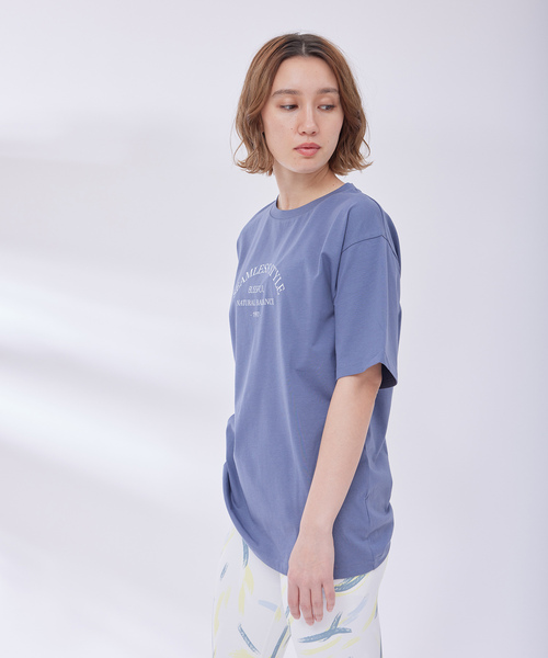 NERGY(ナージー)の「グラフィックTシャツ(Tシャツ/カットソー・レディース・キナリ/パープル/ブラック/グレー・FREE)」の4枚目の写真