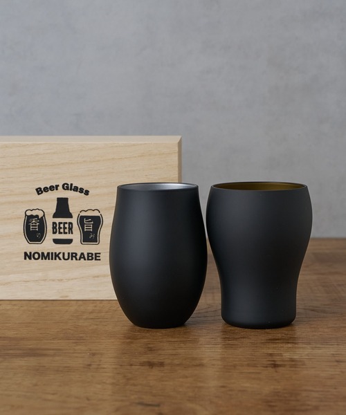 BIRTHDAY BAR(バースデイバー)の「NOMIKURABE ペアビールグラス(グラス/マグカップ/タンブラー・レディース・その他・フリー)」の1枚目の写真
