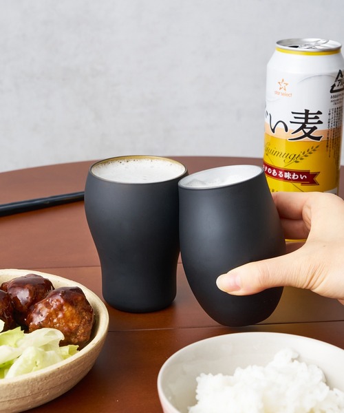 BIRTHDAY BAR(バースデイバー)の「NOMIKURABE ペアビールグラス(グラス/マグカップ/タンブラー・レディース・その他・フリー)」の2枚目の写真