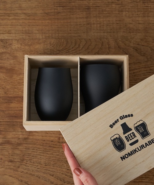 BIRTHDAY BAR(バースデイバー)の「NOMIKURABE ペアビールグラス(グラス/マグカップ/タンブラー・レディース・その他・フリー)」の3枚目の写真