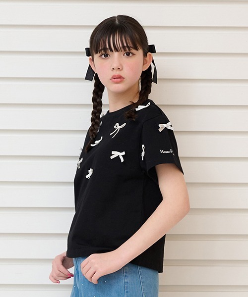 セール】リボン＆リボンTシャツ（Tシャツ/カットソー）｜mezzo