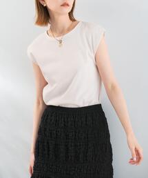 URBAN RESEARCH ROSSO WOMEN | 汗染防止 フレンチリブTシャツ(Tシャツ/カットソー)