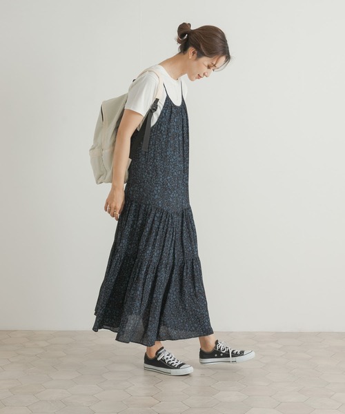 セール】リトルフラワープリーツキャミワンピース（ワンピース