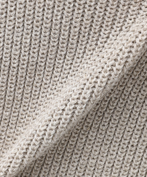 EDIFICE(エディフィス)の「LA BOUCLE (ラブークル) シルクリネン Space Dyed ポロシャツ(ポロシャツ・メンズ・A/アイボリー・LARGE/MEDIUM)」の15枚目の写真