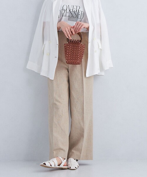 green label relaxing（グリーンレーベルリラクシング）の「クリアビーズ ミニバッグ（ハンドバッグ・レディース・ブラウン・FREE）」の2枚目の写真