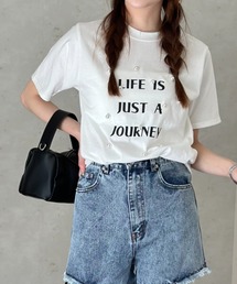天竺パールBIGロゴTシャツ