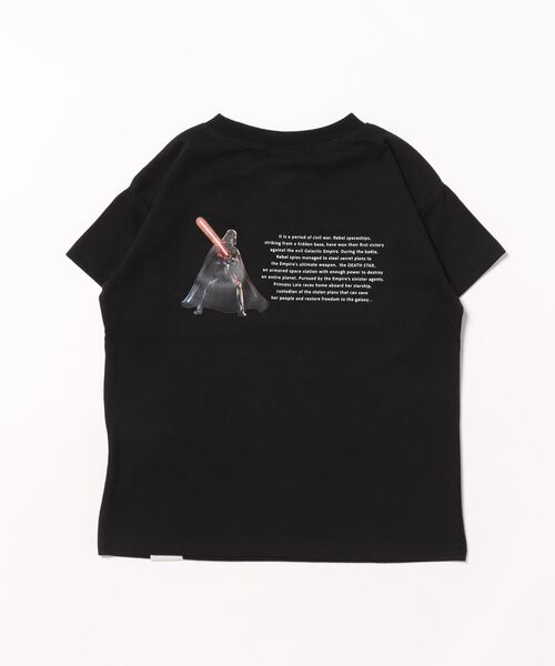 and D. petit main（アンドディープティマイン）の「【親子リンク】【Disney】Kidsスターウォーズ/半袖T（Tシャツ/カットソー・キッズ・ブラック/ホワイト・110cm/130cm/140cm/150cm/120cm/100cm）」の3枚目の写真