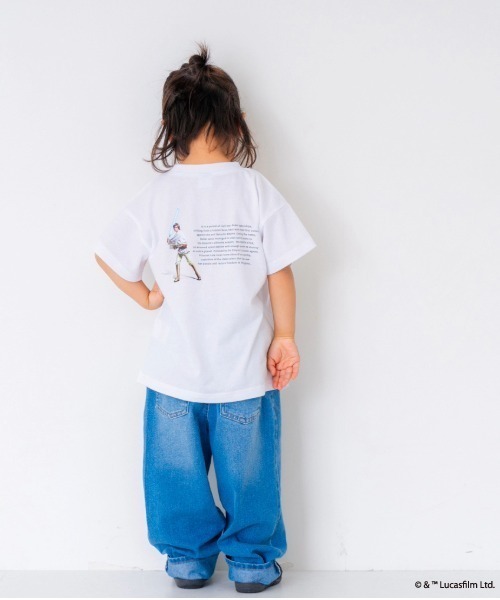 and D. petit main（アンドディープティマイン）の「【親子リンク】【Disney】Kidsスターウォーズ/半袖T（Tシャツ/カットソー・キッズ・ブラック/ホワイト・110cm/130cm/140cm/150cm/120cm/100cm）」の5枚目の写真