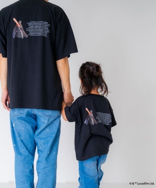 and D. petit main（アンドディープティマイン）の「【親子リンク】【Disney】Kidsスターウォーズ/半袖T（Tシャツ/カットソー・キッズ・ブラック/ホワイト・110cm/130cm/140cm/150cm/120cm/100cm）」の11枚目の写真