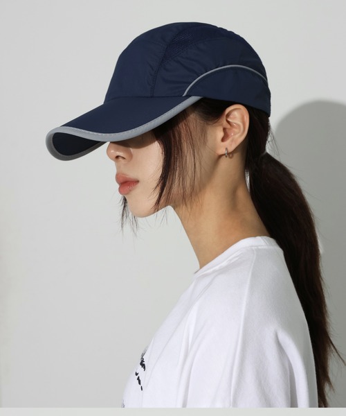 FOLLOWIN（フォロウィン）の「[UNISEX]ストリートカジュアルトラッキングアウトドアボールキャップ（キャップ・レディース・ピンク/ネイビー/ブラック/グレー・ONE SIZE）」の3枚目の写真