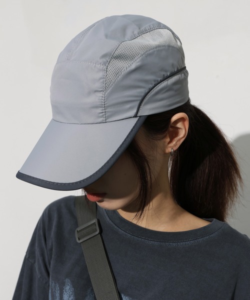 FOLLOWIN（フォロウィン）の「[UNISEX]ストリートカジュアルトラッキングアウトドアボールキャップ（キャップ・レディース・ピンク/ネイビー/ブラック/グレー・ONE SIZE）」の2枚目の写真