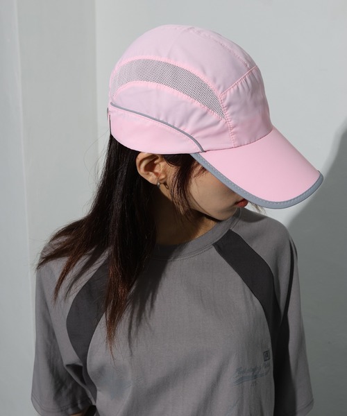 FOLLOWIN（フォロウィン）の「[UNISEX]ストリートカジュアルトラッキングアウトドアボールキャップ（キャップ・レディース・ピンク/ネイビー/ブラック/グレー・ONE SIZE）」の4枚目の写真