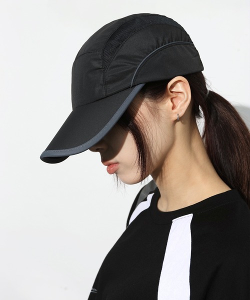 FOLLOWIN（フォロウィン）の「[UNISEX]ストリートカジュアルトラッキングアウトドアボールキャップ（キャップ・レディース・ピンク/ネイビー/ブラック/グレー・ONE SIZE）」の7枚目の写真