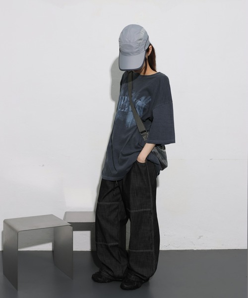 FOLLOWIN（フォロウィン）の「[UNISEX]ストリートカジュアルトラッキングアウトドアボールキャップ（キャップ・レディース・ピンク/ネイビー/ブラック/グレー・ONE SIZE）」の16枚目の写真