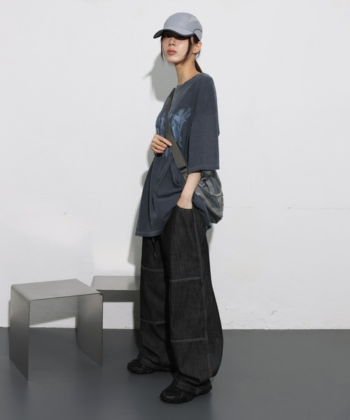 FOLLOWIN（フォロウィン）の「[UNISEX]ストリートカジュアルトラッキングアウトドアボールキャップ（キャップ・レディース・ピンク/ネイビー/ブラック/グレー・ONE SIZE）」の17枚目の写真