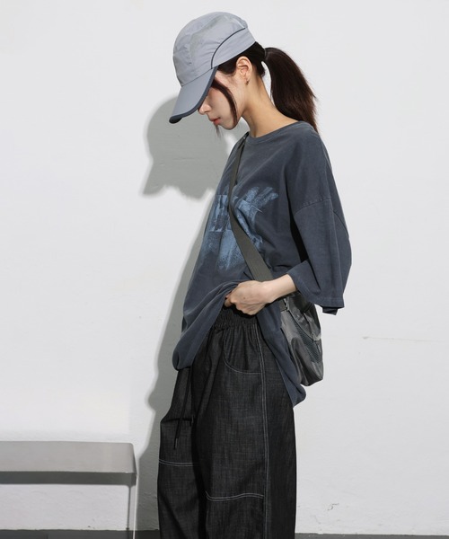 FOLLOWIN（フォロウィン）の「[UNISEX]ストリートカジュアルトラッキングアウトドアボールキャップ（キャップ・レディース・ピンク/ネイビー/ブラック/グレー・ONE SIZE）」の20枚目の写真