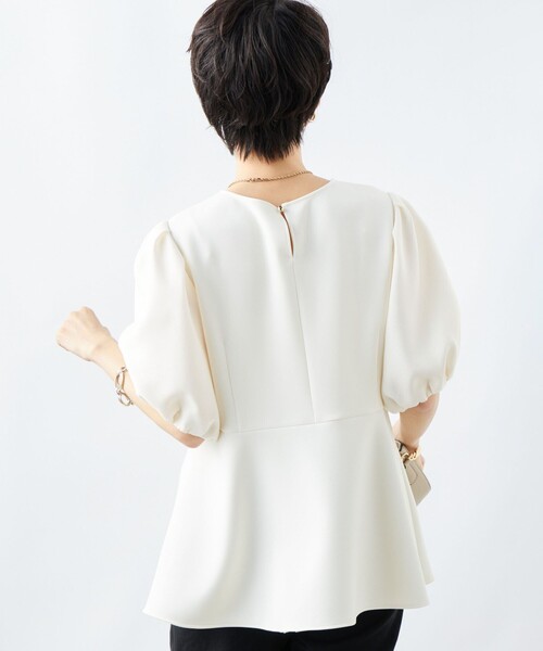 新入荷 NOLLEY'S Sophi（ノーリーズソフィ）の「ジャージ×シアー トップス