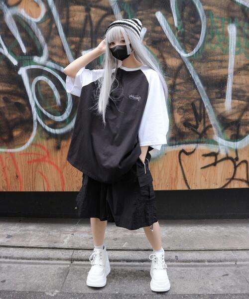 Whinny（ホワイニー）の「Whinny/スペーシングの1番弟子（Tシャツ/カットソー・レディース・ブラック/ホワイト/スミクロ・FREE）」の16枚目の写真